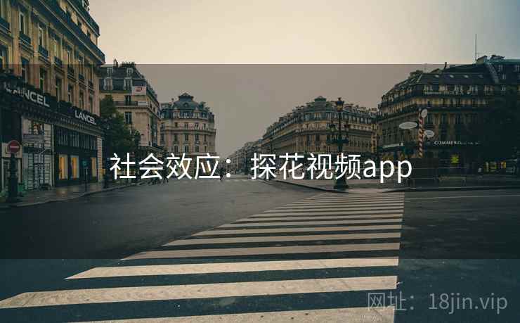 社会效应:探花视频app