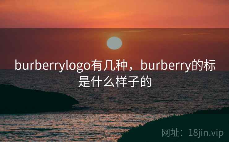 burberrylogo有几种,burberry的标是什么样子的